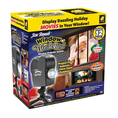 Proyector Para Ventana +11 Películas de🎃 Halloween y Navideñas