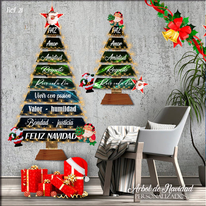 ÁRBOL DE NAVIDAD🎄(INCLUYE LUCES Y 3 ADORNOS NAVIDEÑOS)