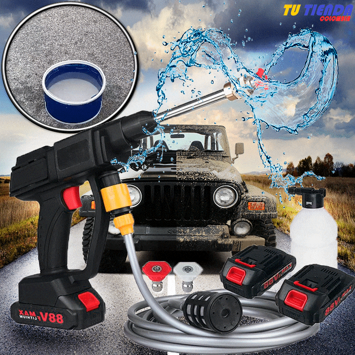 EN REMATE! Hidrolavadora Inalámbrica 2 BATERIAS