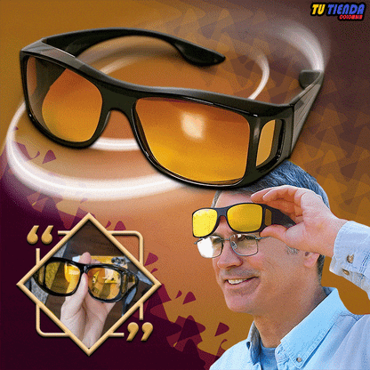 Gafas Raider - 2 X 1 Anteojos Para Manejar De Noche Con Visión HD