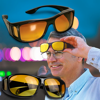 Gafas Raider - 2 X 1 Anteojos Para Manejar De Noche Con Visión HD