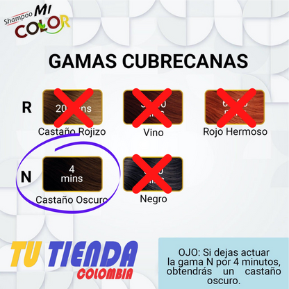 Shampoo Cubre Canas Mi Color®