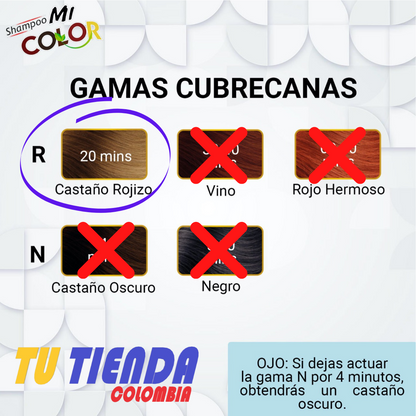 Shampoo Cubre Canas Mi Color®