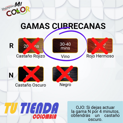 Shampoo Cubre Canas Mi Color®